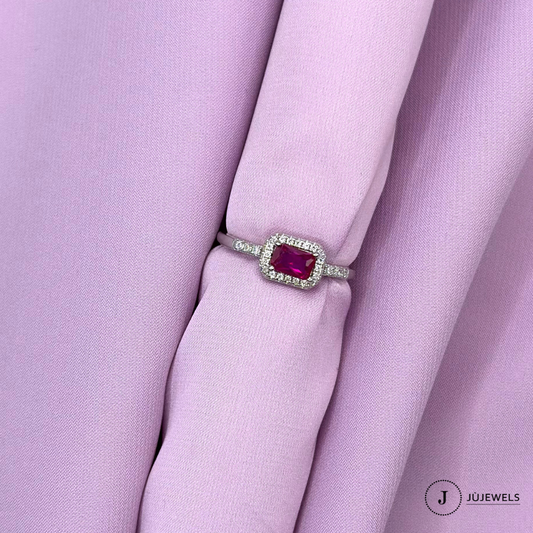 Anello Tiffany Fucsia