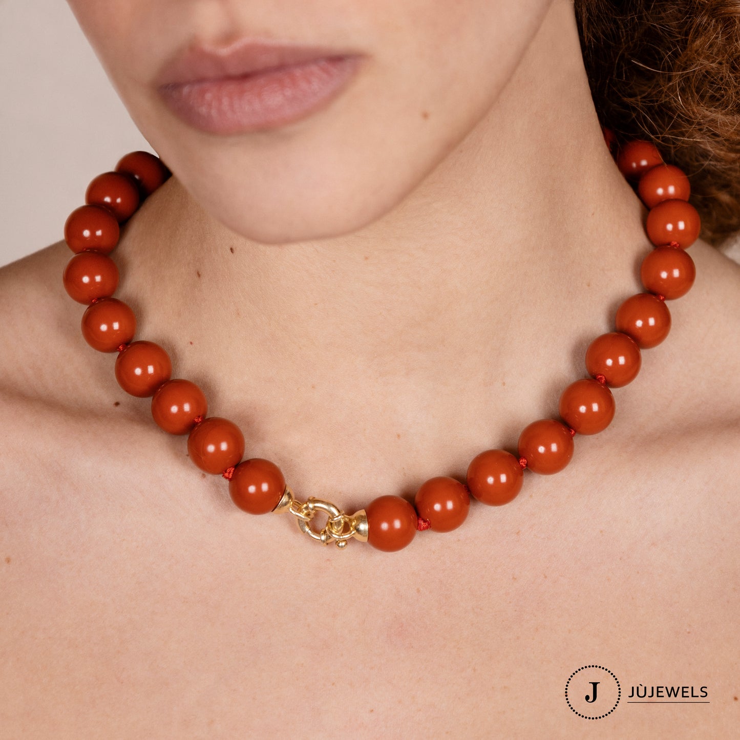 Collana Manuela in Rosso